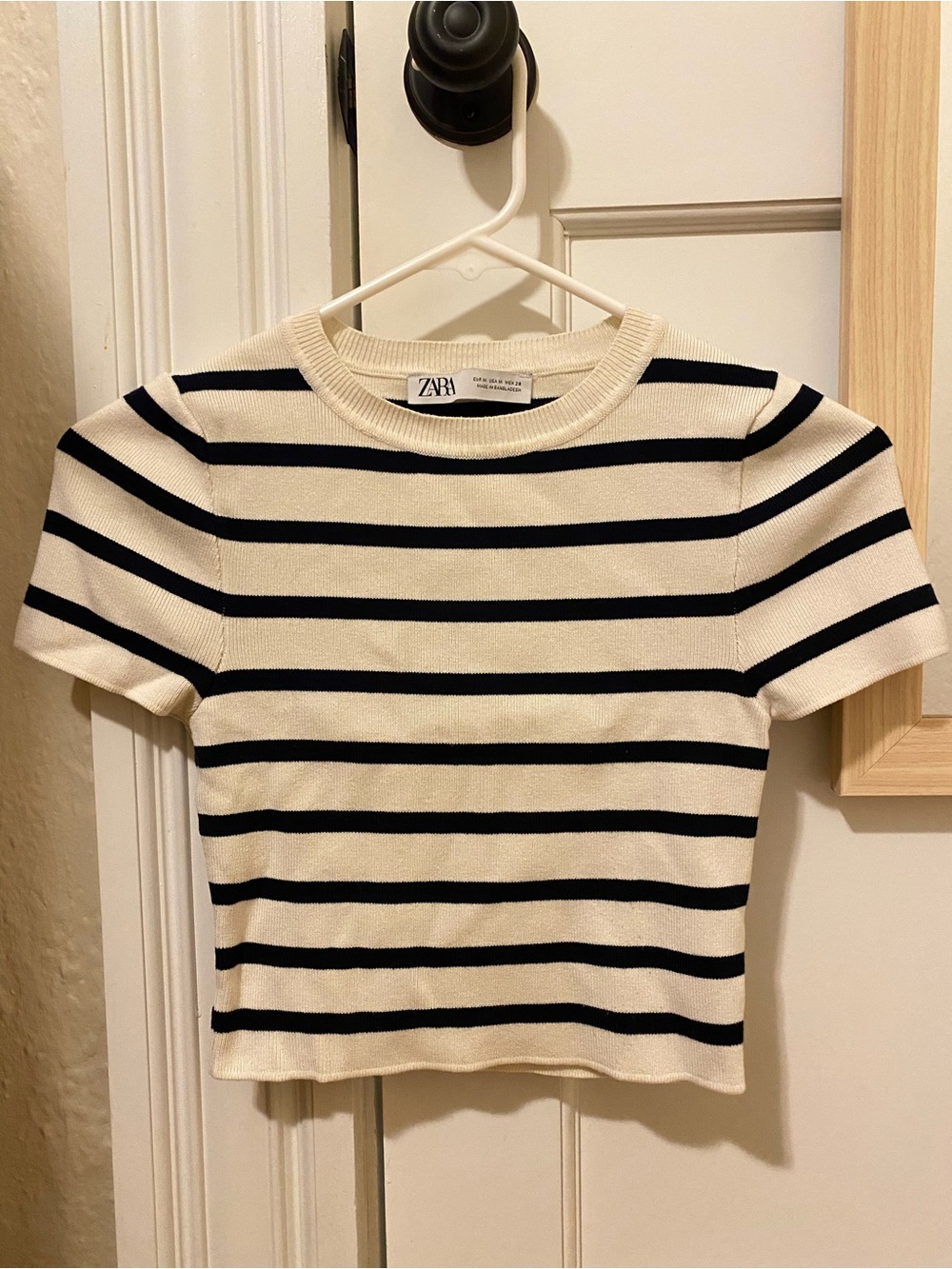 Zara Stripe Crop Top